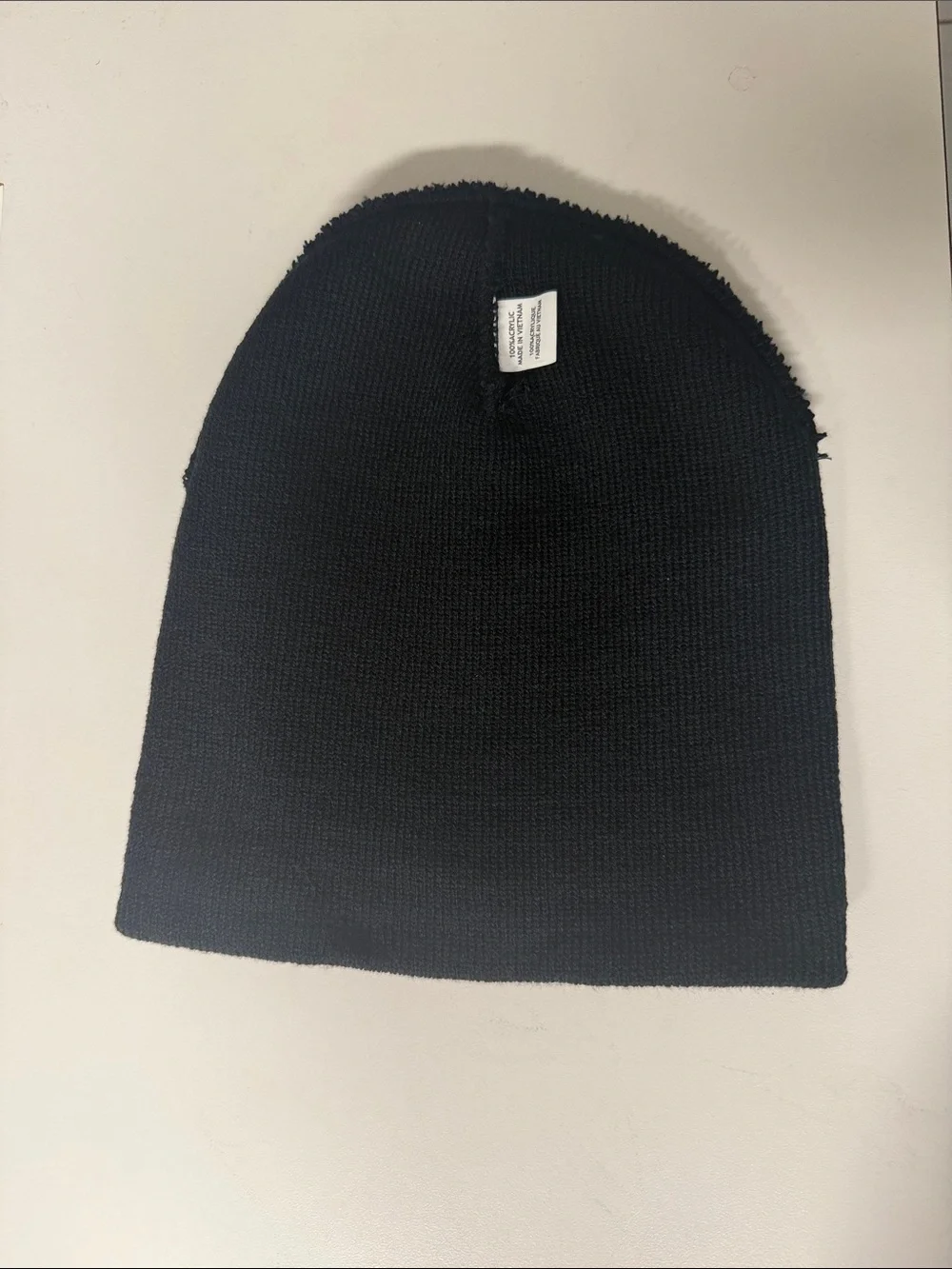 Men's Black Knit Beanie Hat - Everyday Warmth - Picture 2 of 3